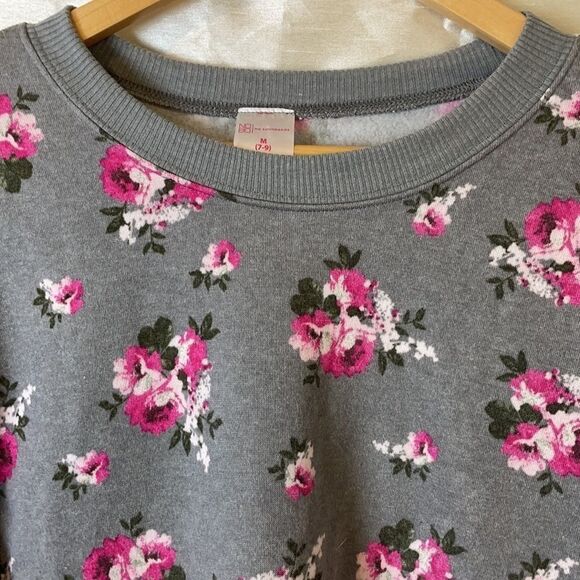 NoBo cute grey and pink floral sweatshirt M - Picture 4 of 10